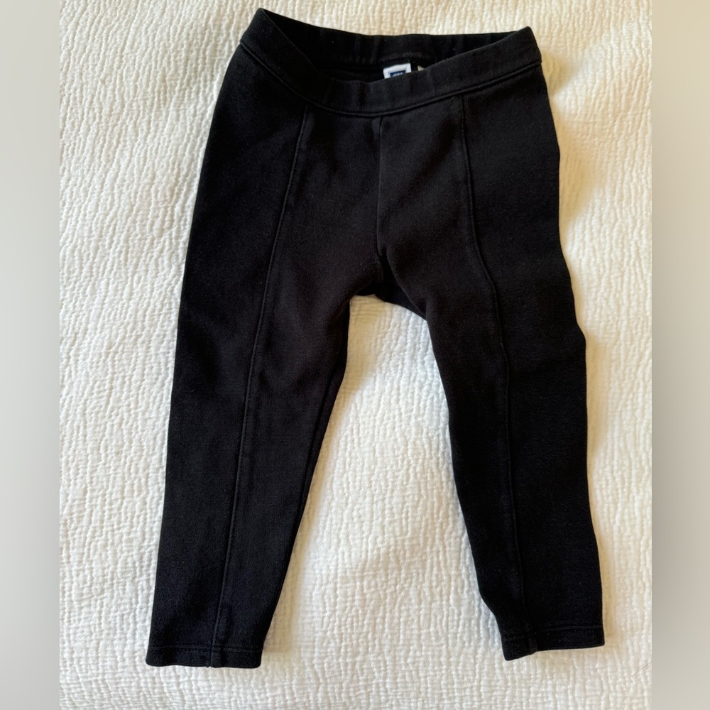 18-24 month Janie & Jack black riding leggings black cotton